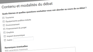 Questionnaire avant débat