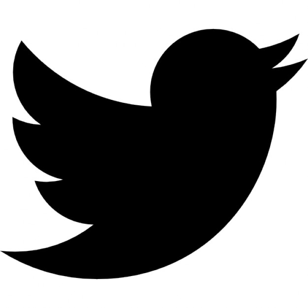 logo twitter noir