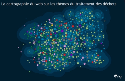 La cartographie du web sur le traitement des déchets